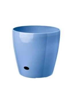 Viva Round Self-Watering Rolling Planter, 14" Diameter -Garden Care Shop 39325BL 070 tif