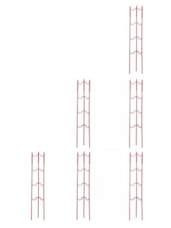 Stacking Tomato Ladders, Set Of 6 11 Stacking Tomato Ladders, Set Of 6 -Garden Care Shop 40309 Red stacking tomato ladders set of 6 red tif