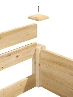 3-Tier Pine Raised Garden Bed, 4'x12' -Garden Care Shop 8588181 04v