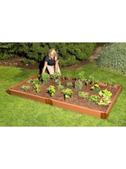 Classic Sienna Composite Raised Bed, 5-1/2" High With 2" Boards 11 Classic Sienna Composite Raised Bed, 5-1/2" High With 2" Boards -Garden Care Shop 8588260 01v