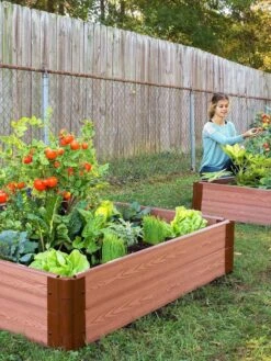 Composite Raised Bed With 1" Boards, 11" -Garden Care Shop 8588269 03V tif
