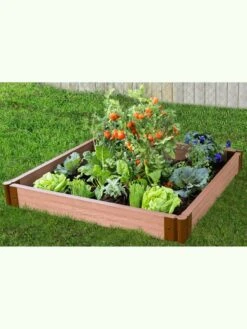 Classic Sienna Composite Raised Bed, 5-1/2" High With 2" Boards 12 Classic Sienna Composite Raised Bed, 5-1/2" High With 2" Boards -Garden Care Shop 8588270 02v