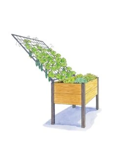 Space-Maker Pivoting Trellis, 4' 8 Space-Maker Pivoting Trellis, 4' -Garden Care Shop 8590247 SMTrellis 4ft tif