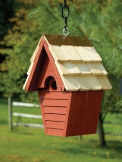 Heartwood Wren-in-the-Wind Bird House -Garden Care Shop 8591093rw 01v heartwood wren in the wind bird house redwood