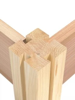 Cedar Raised Garden Bed, 4' X 4' X 6" -Garden Care Shop 8591724 05V tif