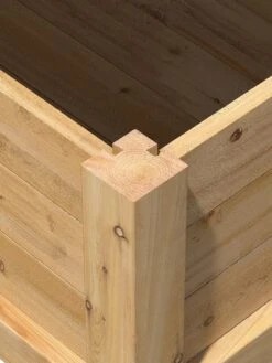 Elevated Cedar Garden Bed, 2' X 4' X 31" -Garden Care Shop 8596147 08V tif