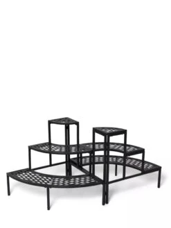 Quarter-Round Lattice Plant Stand -Garden Care Shop 8596372 6792 tif