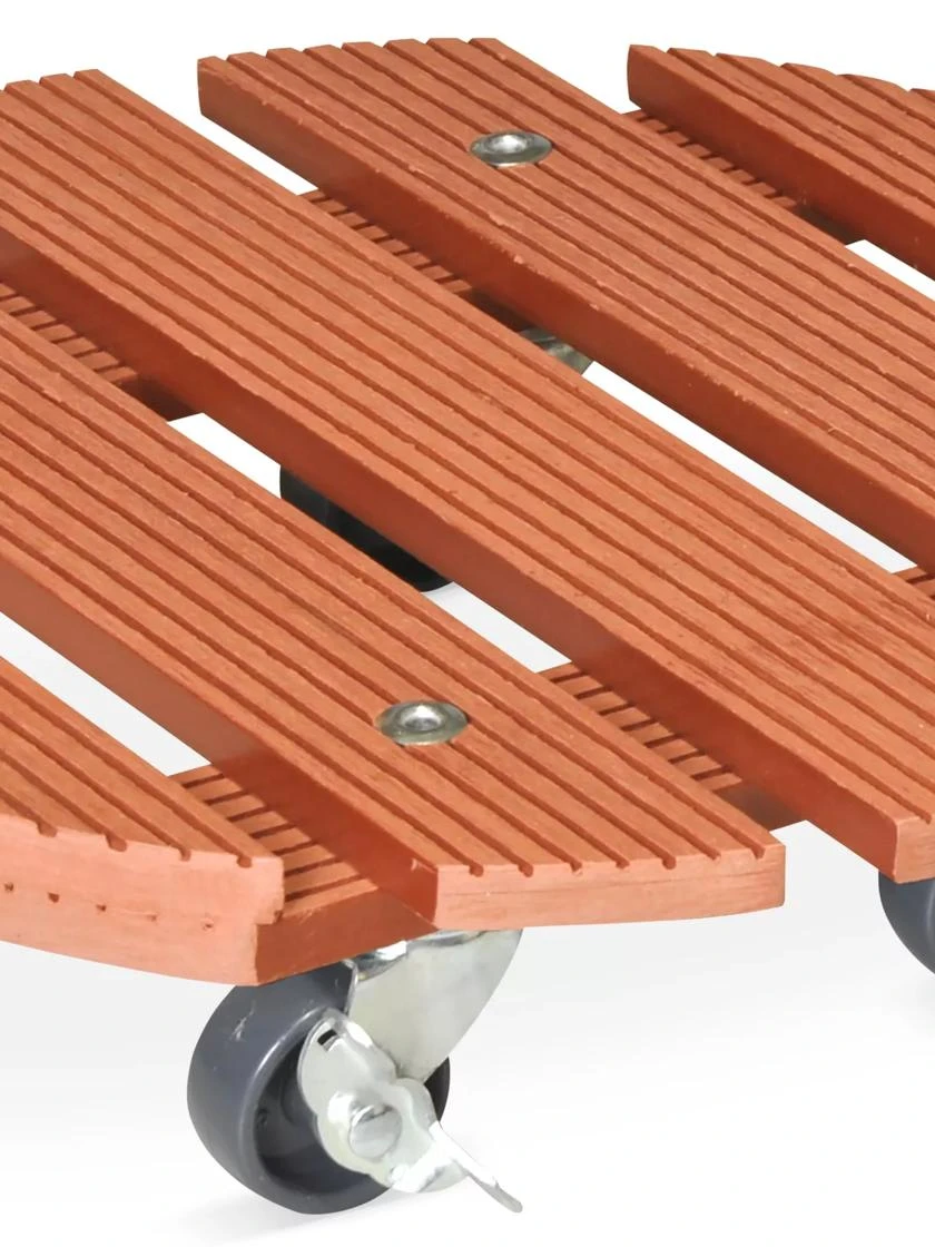 Round Waterproof Planter Caddy, 11-1/2" 5 Round Waterproof Planter Caddy, 11-1/2" - Image 3