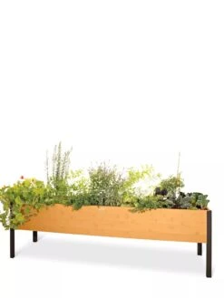 Eco-Stained Elevated Planter Box, 2'x8' -Garden Care Shop 8596760 101 tif
