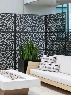 Veradek 3-Panel Privacy Screen Set, Web 12 Veradek 3-Panel Privacy Screen Set, Web -Garden Care Shop 8599206 10V tif