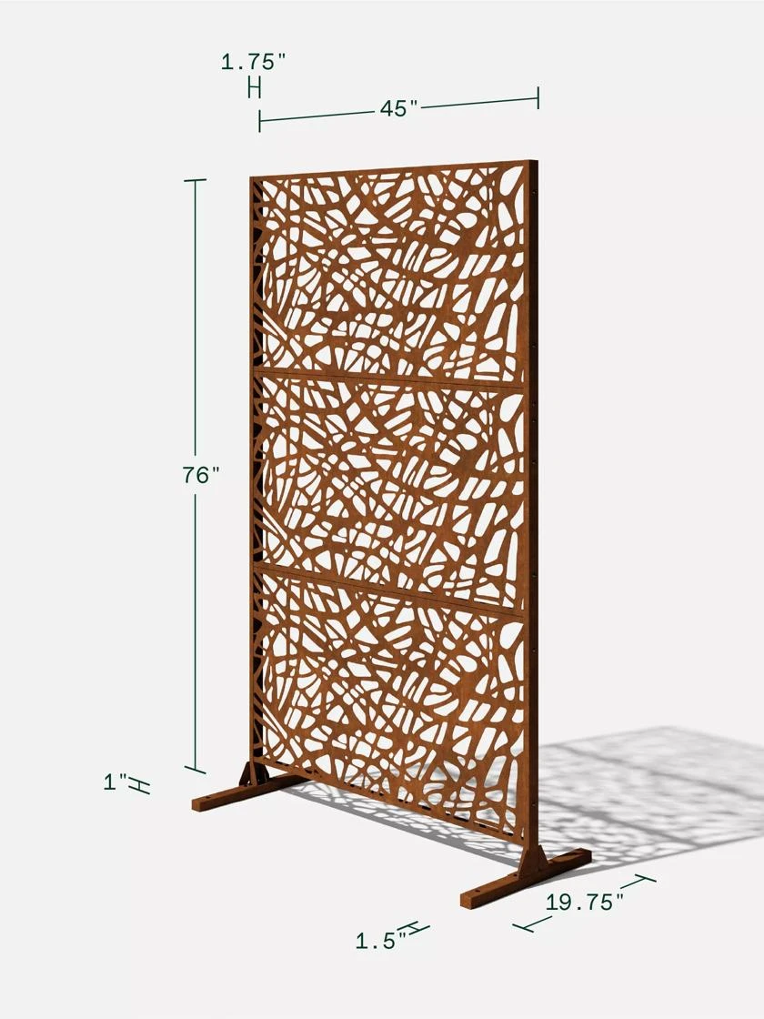 Veradek 3-Panel Privacy Screen Set, Web 9 Veradek 3-Panel Privacy Screen Set, Web - Image 7