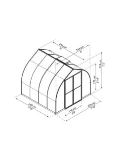 Canopia® By Palram Bella™ Greenhouse, 8' -Garden Care Shop 8599337 08v