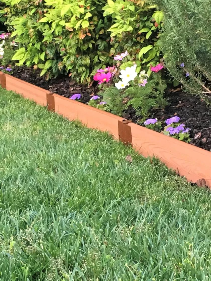 Straight Composite Landscape Edging Kit With 1" Boards 4 Straight Composite Landscape Edging Kit With 1" Boards - Image 2