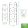 Achla Designs Waves Trellis Extension Piece -Garden Care Shop 8599492 01V tif