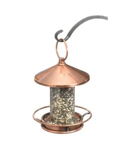 Classic Perch Bird Feeder With Copper Finish -Garden Care Shop 8600195 02v
