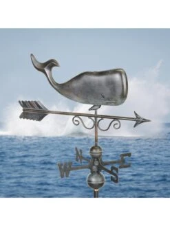 Save The Whales™ Copper Weathervane -Garden Care Shop 8600371 03v
