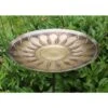 Achla Designs African Daisy Birdbath With Stake -Garden Care Shop 8609296 01v achla designs african daisy brass birdbath with stake