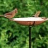 Copper Birdbath With Stake -Garden Care Shop 8609876 01V jpg