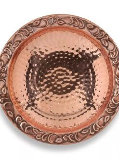 Copper Birdbath With Stake -Garden Care Shop 8609876 02V jpg