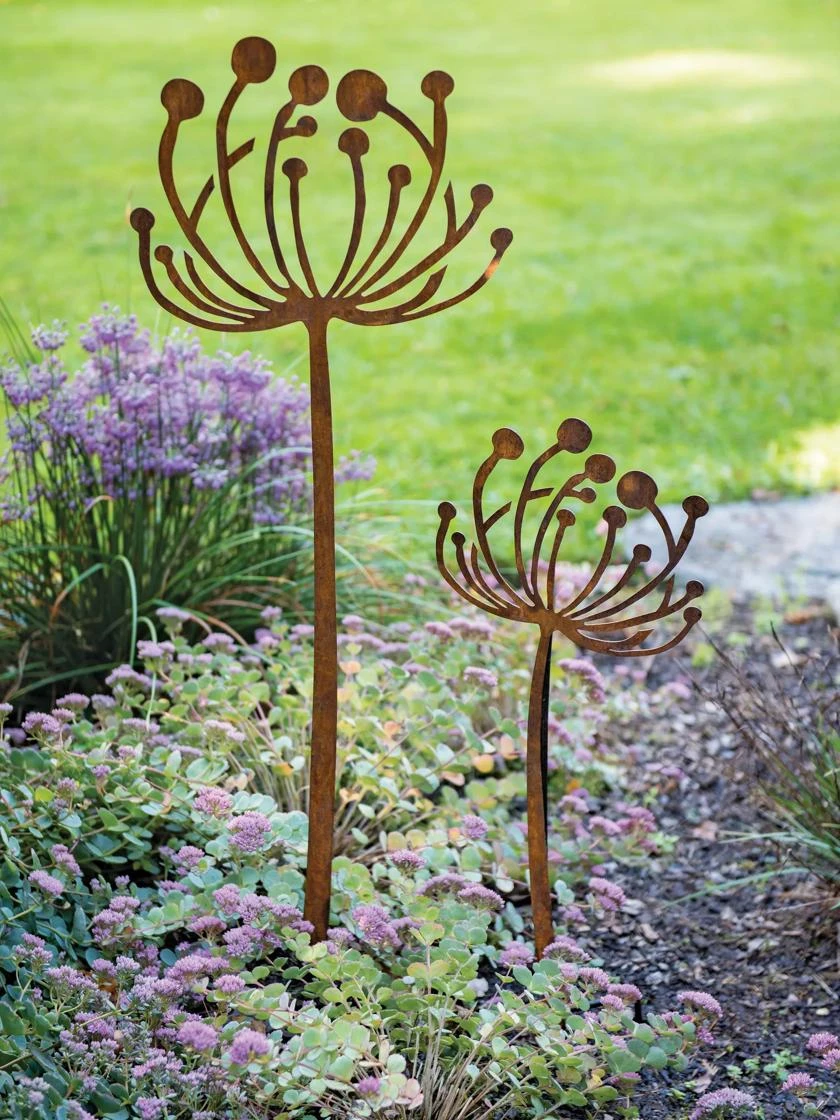 Queen Anne's Lace Garden Stake Set Of 2 5 Queen Anne's Lace Garden Stake Set Of 2 - Image 3