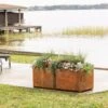 Corten Steel Modular Raised Bed, 2'x4' -Garden Care Shop 8610702 0033 tif