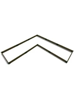 L-Shaped Composite Raised Bed, 12'x12' With 1" Boards -Garden Care Shop 8611162 02v l shaped raised garden beds 12 x 12 with 1 inch boards uptown brown