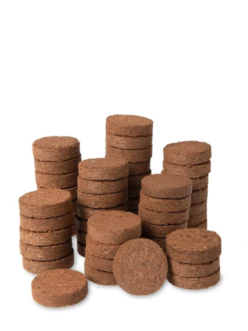 Coco Coir Seed Starting Discs, 50 3 Coco Coir Seed Starting Discs, 50