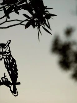 Metalbird Great Horned Owl -Garden Care Shop 8612018 02V tif