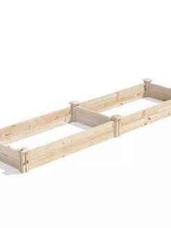 Pine Raised Garden Bed, 2' X 8' -Garden Care Shop 8612243 03V jpg