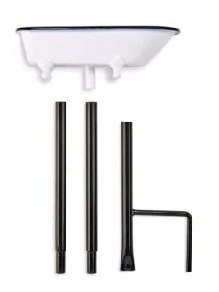 White Enamel Bathtub Birdbath 12 White Enamel Bathtub Birdbath -Garden Care Shop 8612266 05V jpeg