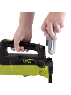 Sun Joe® 24V ION+ 2.0-Ah Cordless Compact Turbine Jet Blower, 100-MPH 350-CFM -Garden Care Shop 8612516 10v