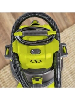 Sun Joe® 12-Gal 1200W 6.5 Pk HP Wet/Dry Shop Vac, HEPA Filtration, Wheeled W/Attachments 14 Sun Joe® 12-Gal 1200W 6.5 Pk HP Wet/Dry Shop Vac, HEPA Filtration, Wheeled W/Attachments -Garden Care Shop 8612523 05v