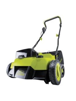 Sun Joe® 48V ION+ Cordless 15-Inch 5-Position Walk-Behind Lawn Dethatcher -Garden Care Shop 8612541 03v