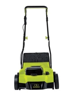 Sun Joe® 48V ION+ Cordless 15-Inch 5-Position Walk-Behind Lawn Dethatcher -Garden Care Shop 8612541 08v