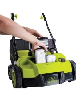 Sun Joe® 48V ION+ Cordless 15-Inch 5-Position Walk-Behind Lawn Dethatcher -Garden Care Shop 8612541 10v