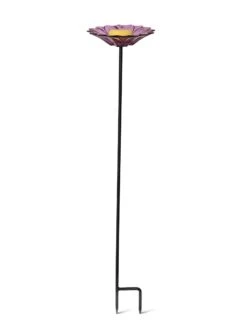 Glass Flower Butterfly Feeder Stake -Garden Care Shop 8612573 326