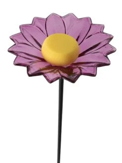 Glass Flower Butterfly Feeder Stake -Garden Care Shop 8612573 327