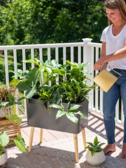 Ava Self-Watering Rectangular Planter 13 Ava Self-Watering Rectangular Planter -Garden Care Shop 8612691 0011