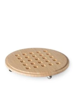 Bamboo Plant Caddy Round, 15.75" 10 Bamboo Plant Caddy Round, 15.75" -Garden Care Shop 8612716 204 tif