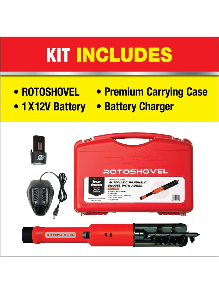Rotoshovel Battery-Operated Garden Auger 10 Rotoshovel Battery-Operated Garden Auger - Image 8