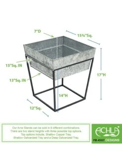 Achla Designs Arne Plant Stand -Garden Care Shop 8612898 04v