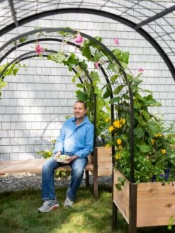 Cedar Bench Kit, Natural, 48" 9 Cedar Bench Kit, Natural, 48" -Garden Care Shop 8612976 0965