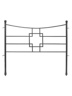 Achla Designs Square-on-Squares Fence Sections, Set Of 4 8 Achla Designs Square-on-Squares Fence Sections, Set Of 4 -Garden Care Shop 8612992 04v
