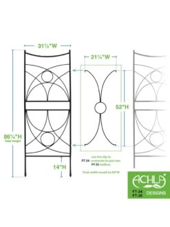 Achla Aurora Trellis Center Link -Garden Care Shop 8612993 02v