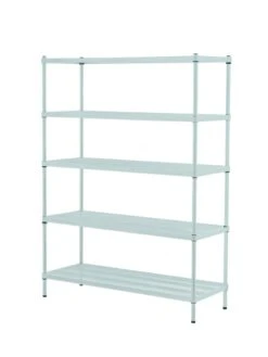 MeshWorks © 5 Tier Plant Shelving -Garden Care Shop 8613014 06v meshworks 5 tier plant shelf sage