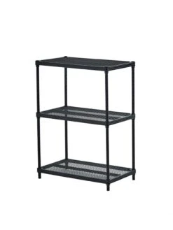 MeshWorks © 3 Tier Plant Shelving -Garden Care Shop 8613016 04v meshworks 3 tier plant shelf black