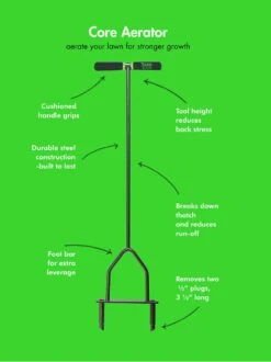 Yard Butler® Lawn Coring Aerator 9 Yard Butler® Lawn Coring Aerator -Garden Care Shop 8613158 02v