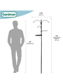 Gardman® Antique Finish Bird Feeding Station 15 Gardman® Antique Finish Bird Feeding Station -Garden Care Shop 8613186 07v