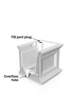 Fairfield Self-Watering Window Box, 2’ -Garden Care Shop 8613268 04V tif