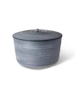 Ribbed Hose Pot With Lid 15 Ribbed Hose Pot With Lid -Garden Care Shop 8613332 5801
